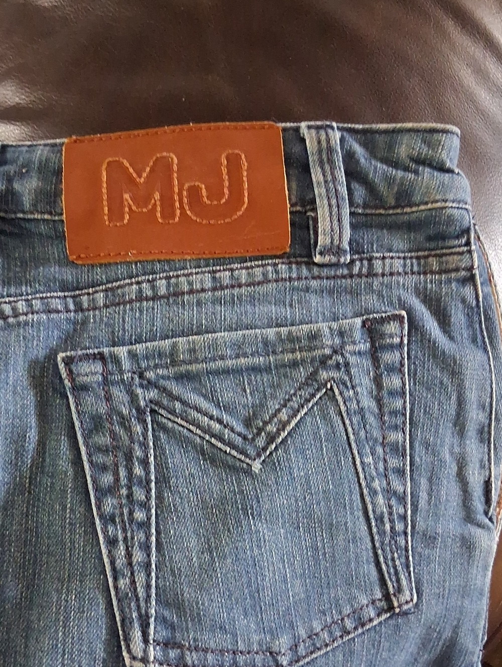 Womens Marc Jacobs Denin Skirt